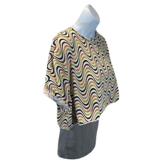 PULL & BEAR Womans Striped Crop Top Size XL - Picture 5 of 8